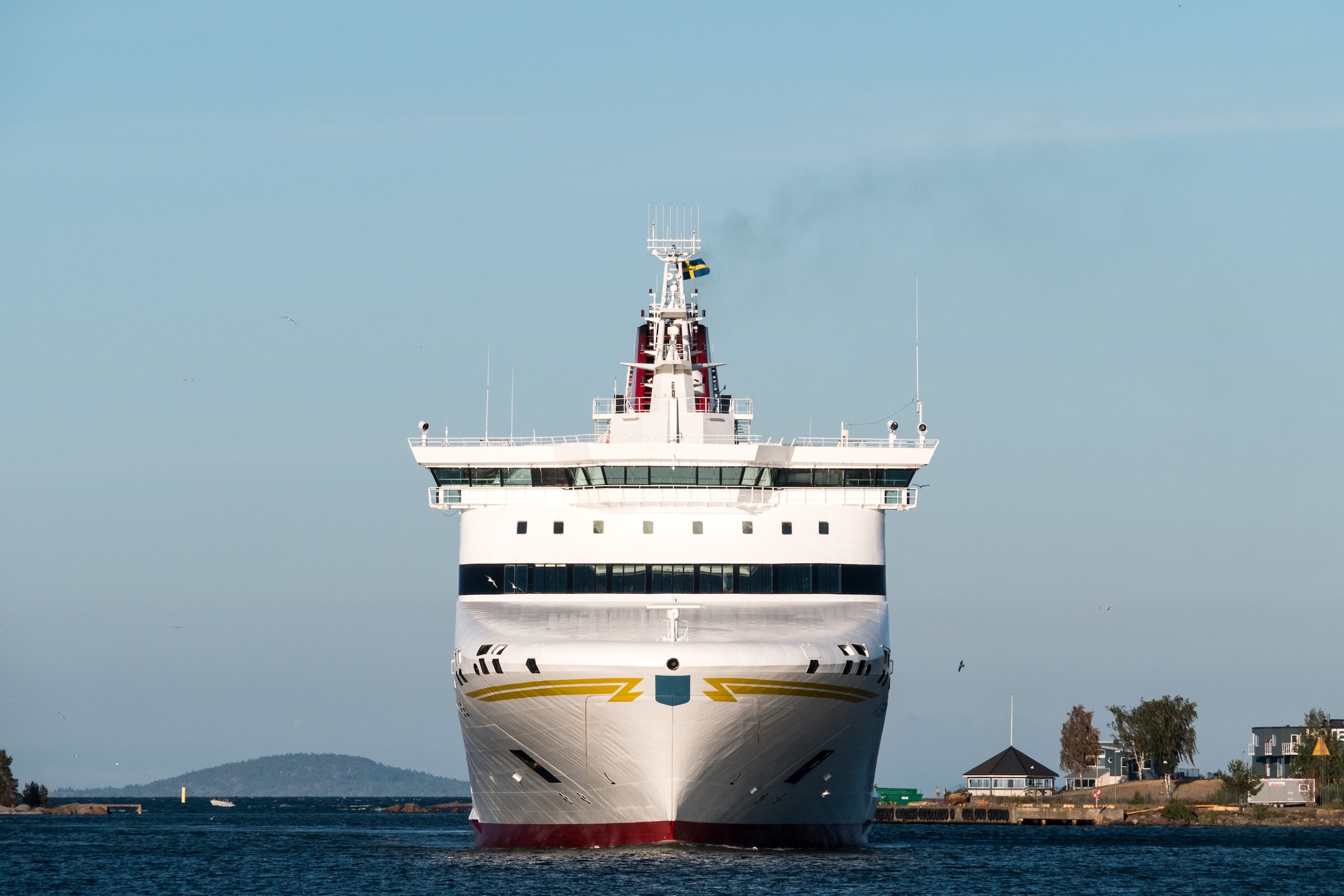 Fähre auf der Ostsee auf dem Weg nach Gotland