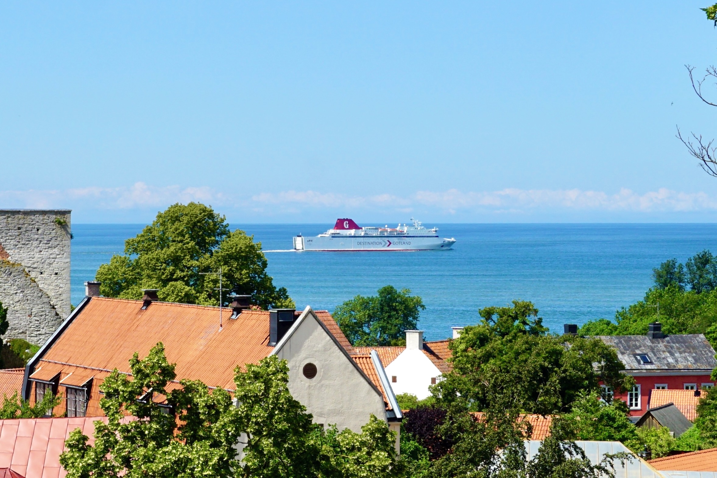 Fähre Nynäshamn - Visby auf dem Weg nach Gotland
